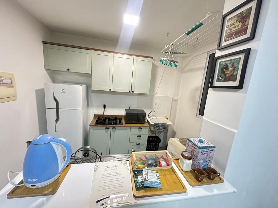 Apartamento de dois quartos para até quatro pessoas com 01 vaga privativa Apartment in State of Mato Grosso, Brazil