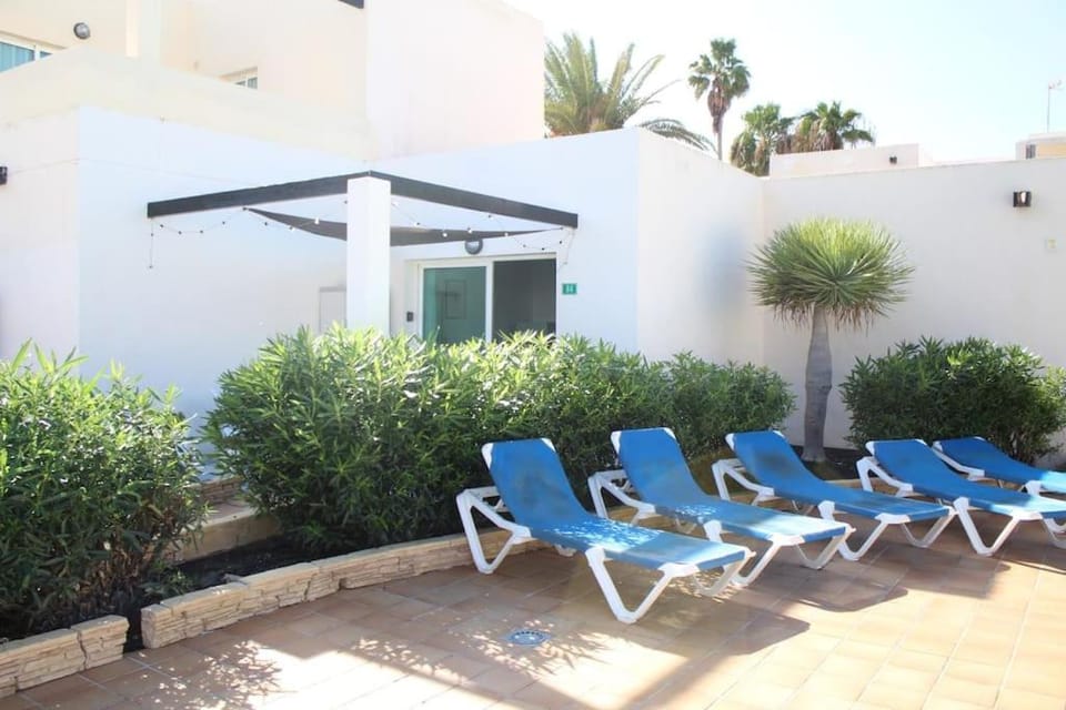 Patio, Garden view, sunbed