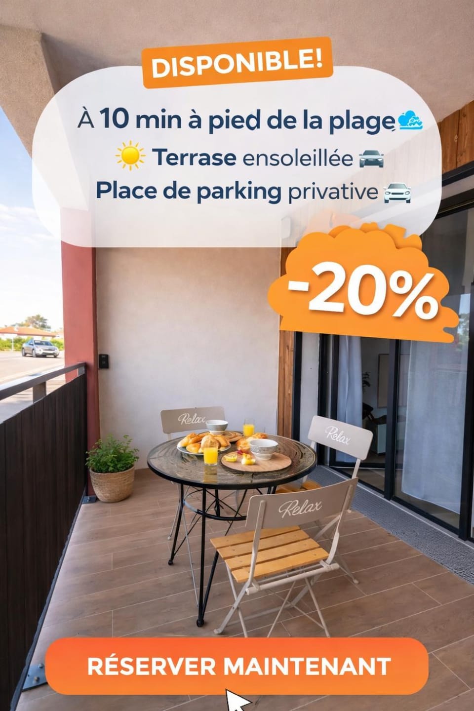 Biscawai Bisca Séjour détente dans un logement cosy avec terrasse ensoleillée, proche plage Apartment in Biscarrosse