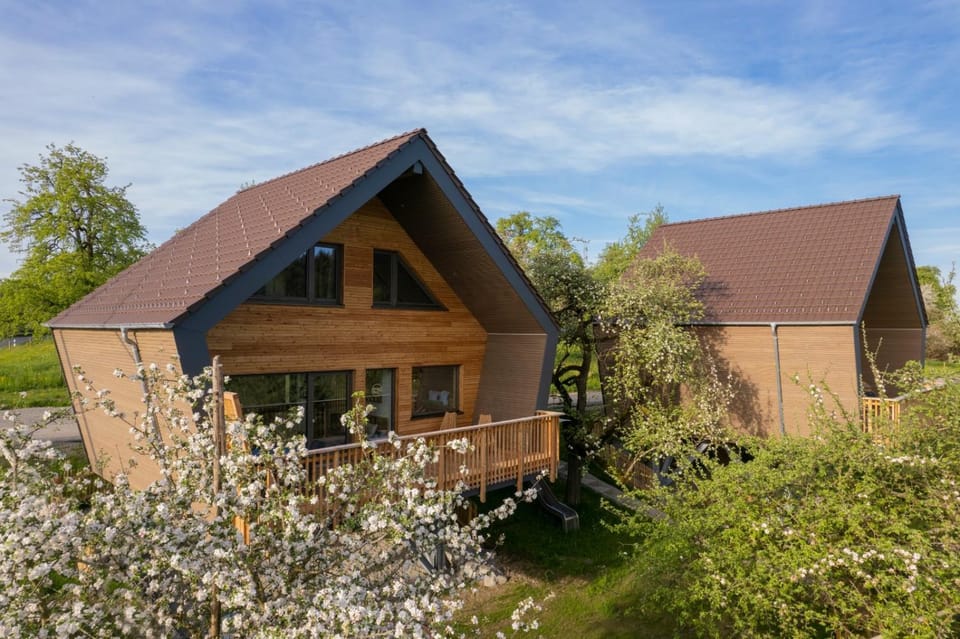 Property building, Spring, Garden, Garden view