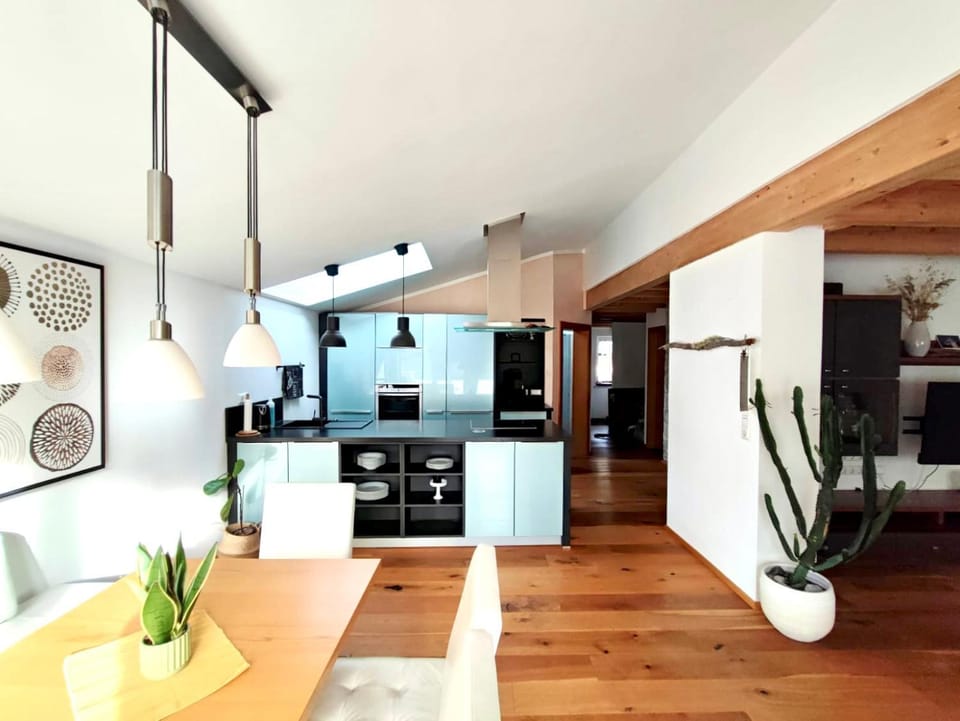 Kitchen or kitchenette, Dining area, stove
