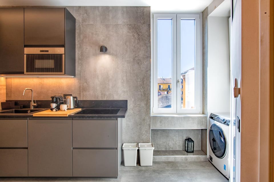 stove, washing machine, dryer