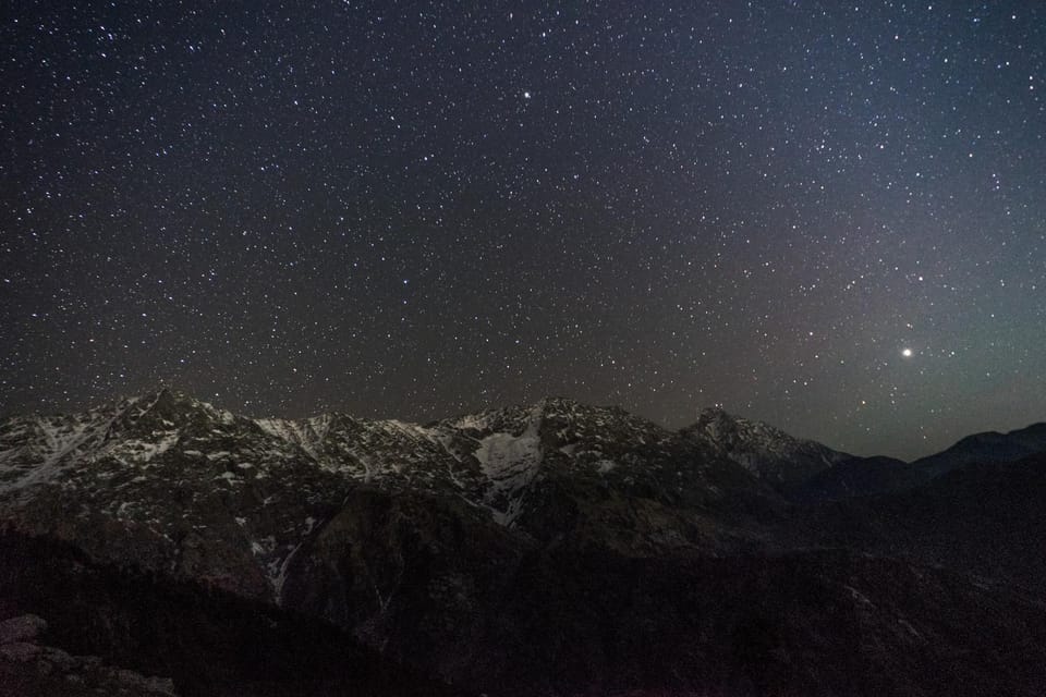Night, Mountain view, Mountain view