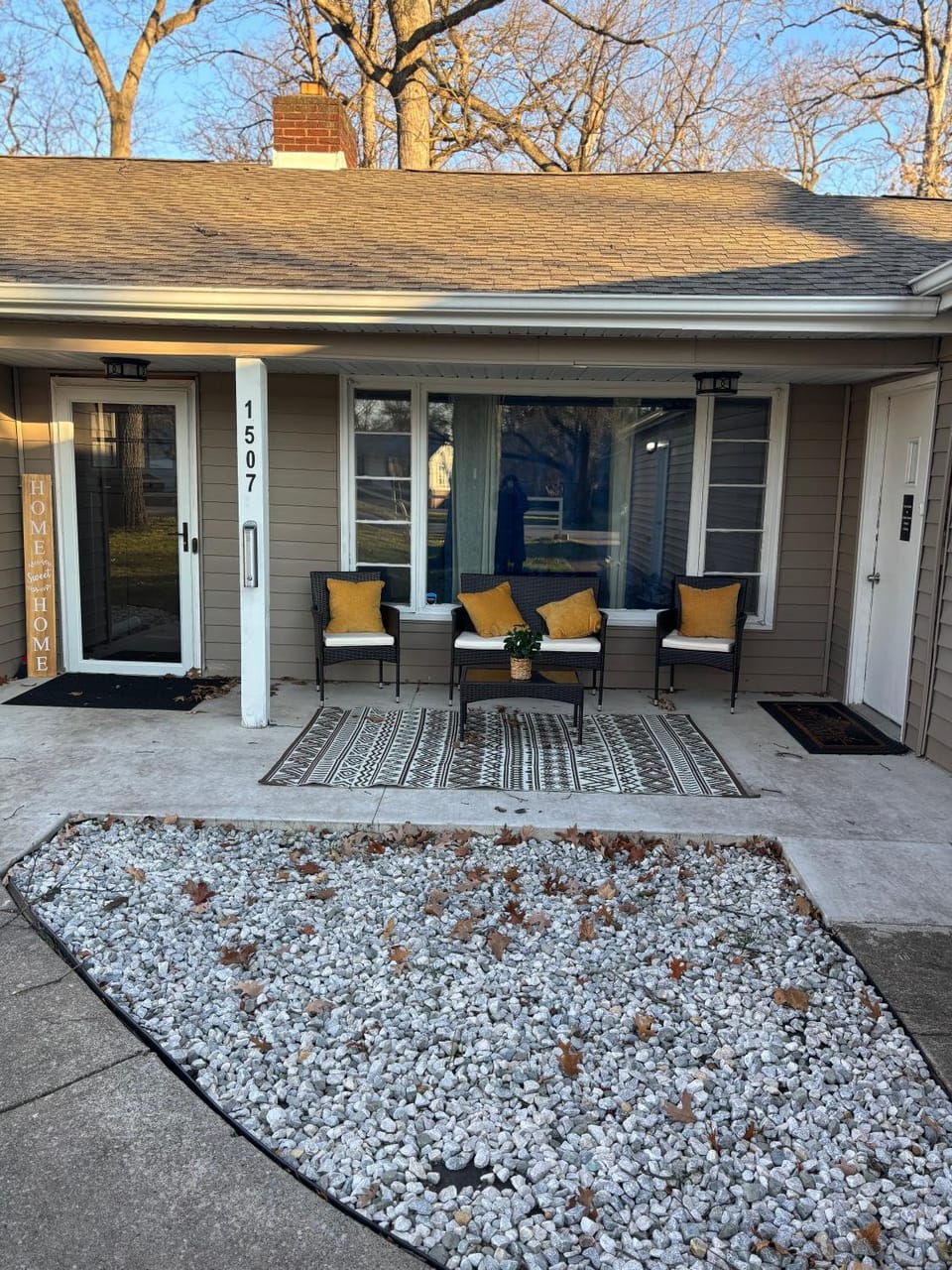 Property building, Patio