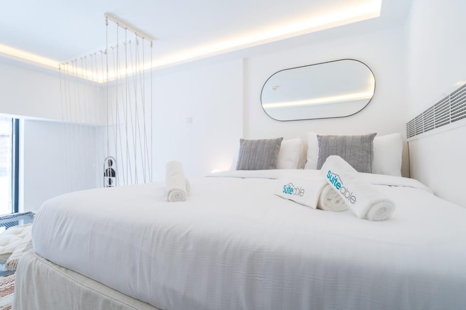 Fashionable loft with catamaran net in JVC Apartment in Dubai