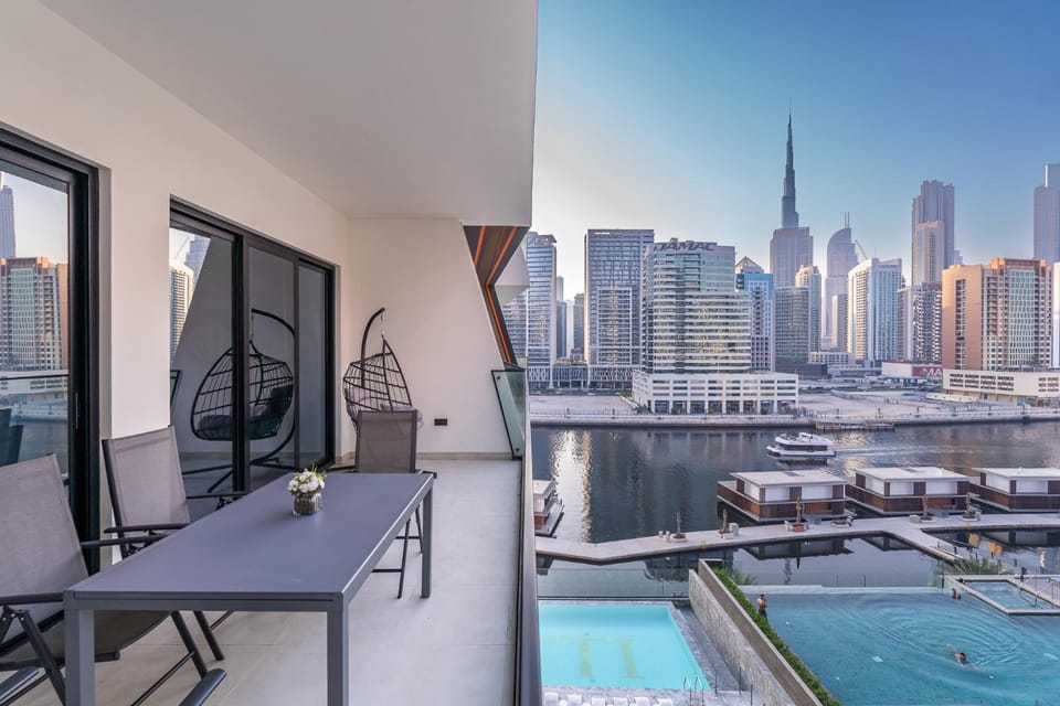 Elegant treat with Burj Khalifa view by Suiteable Apartment in Dubai