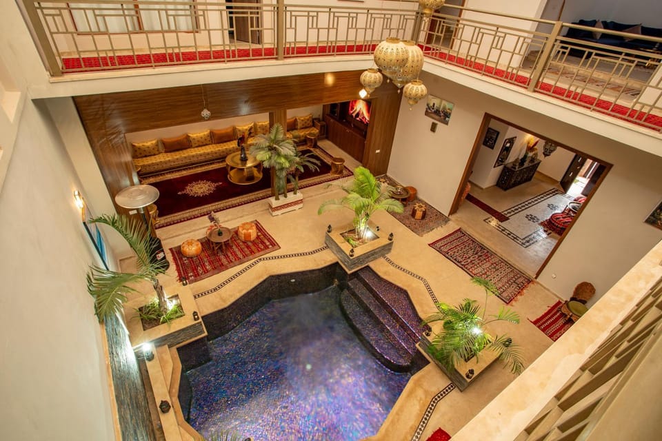 Living room, Seating area, Pool view, Swimming pool