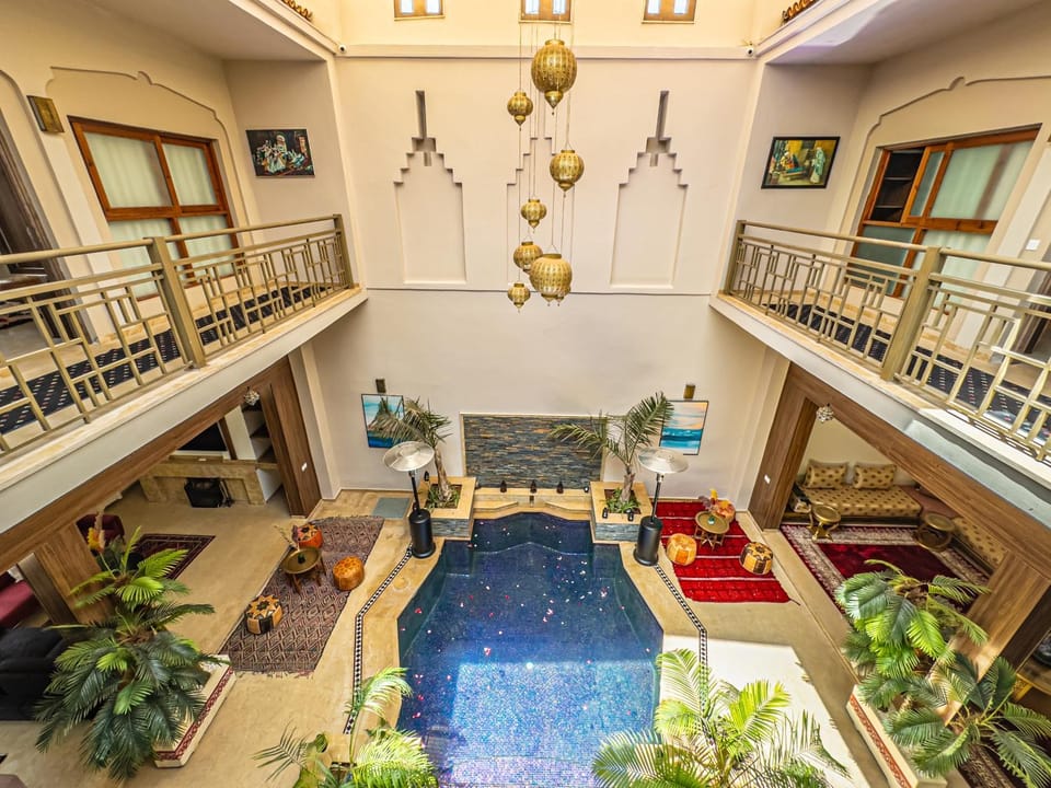 Living room, Seating area, Pool view, Swimming pool
