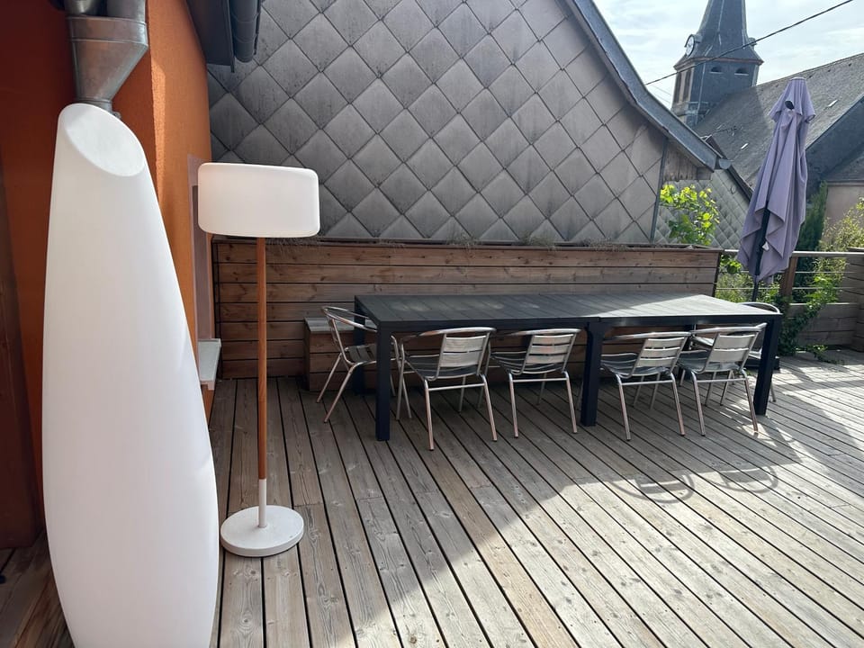 Property building, Patio
