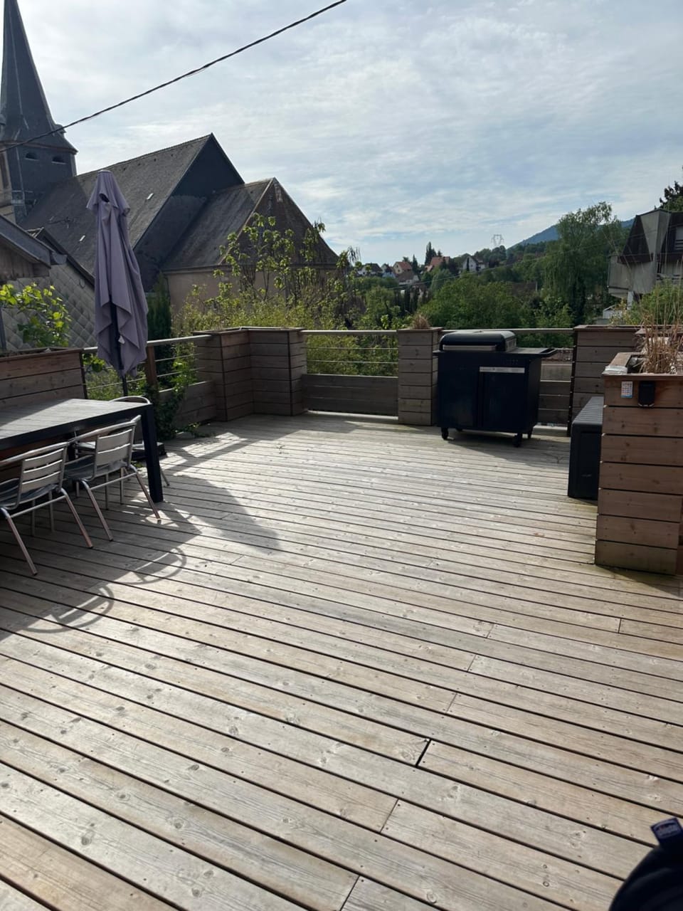Property building, Patio