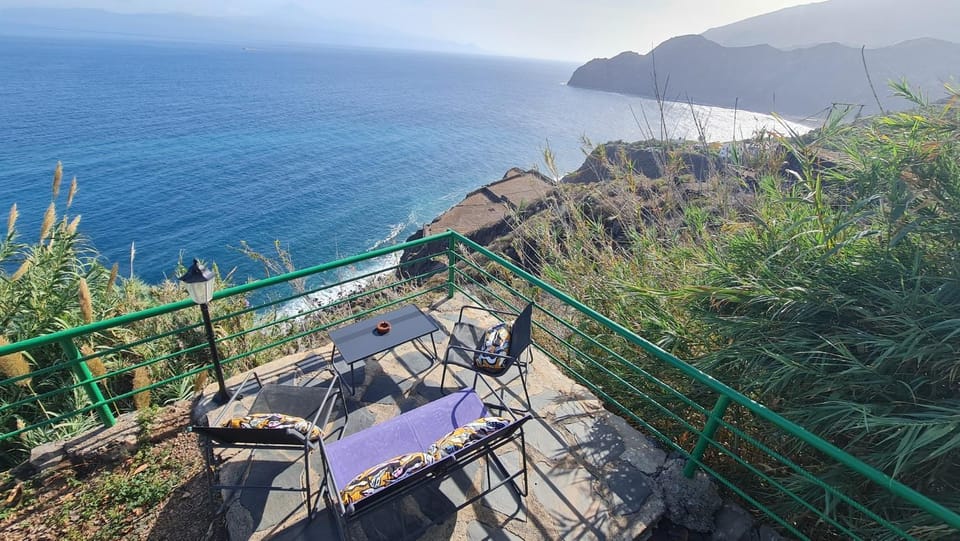 Patio, Seating area, Mountain view, Sea view