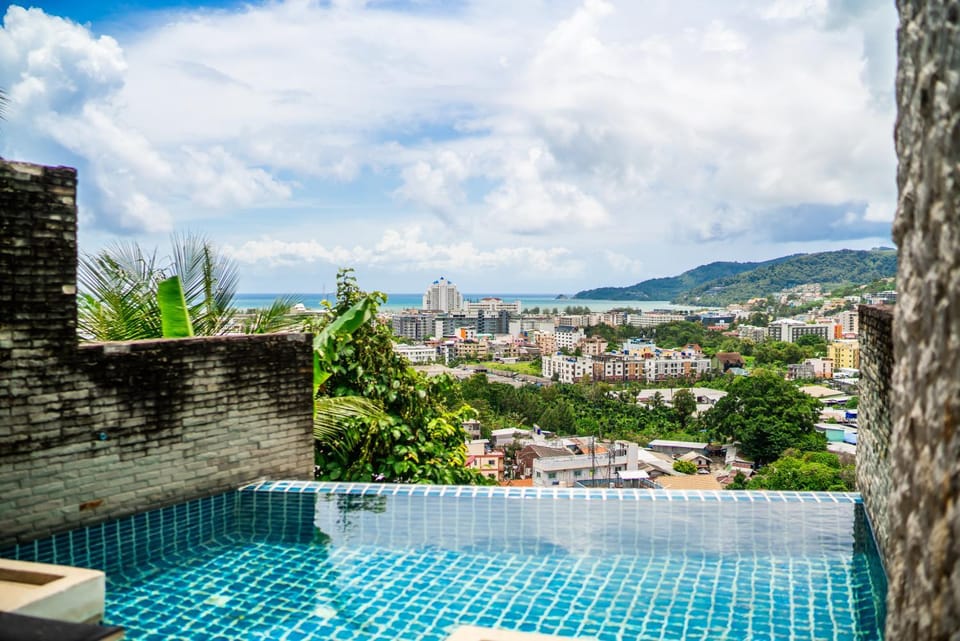 Nearby landmark, Day, Natural landscape, City view, Mountain view, Pool view, Swimming pool, Swimming pool