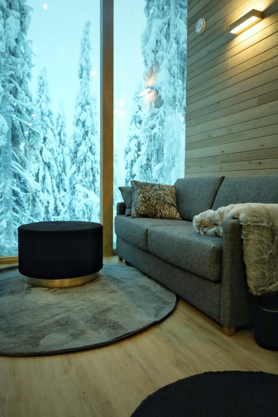 Winter, Living room, Seating area