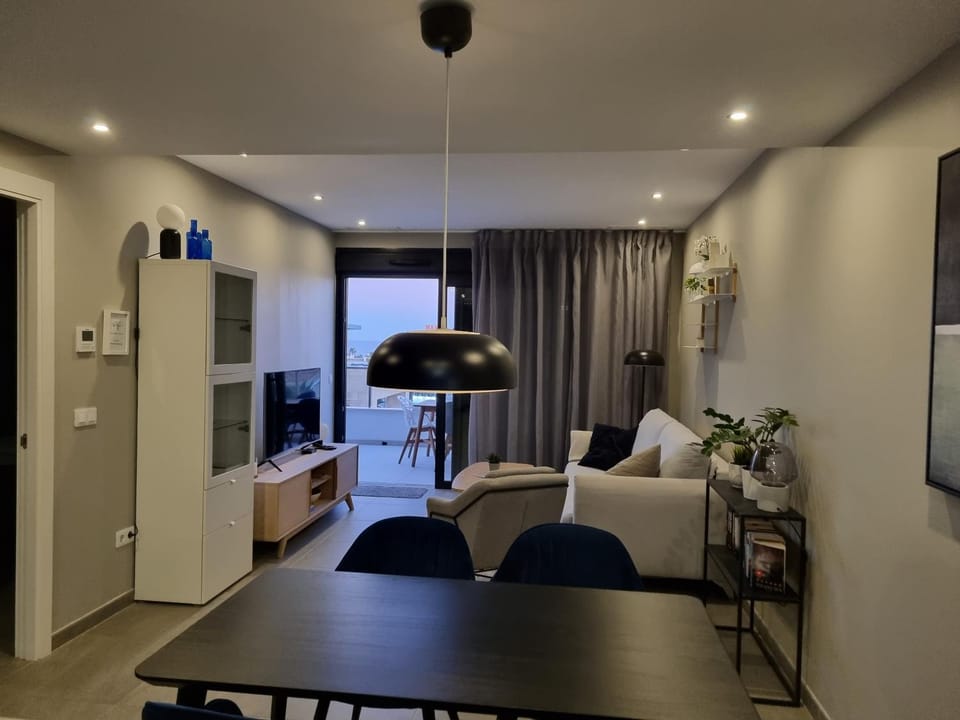 Living room, Seating area, Dining area