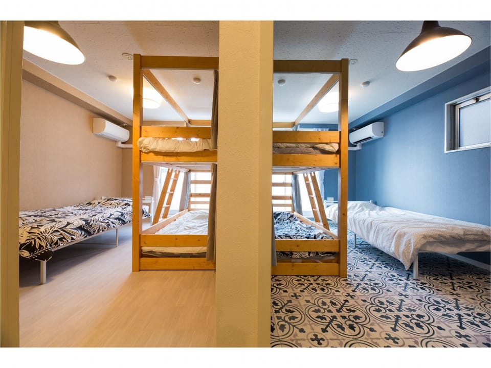 Photo of the whole room, Bedroom, bunk bed