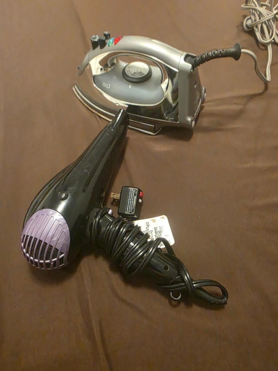 flat iron, hair dryier, trouser press, trouser press