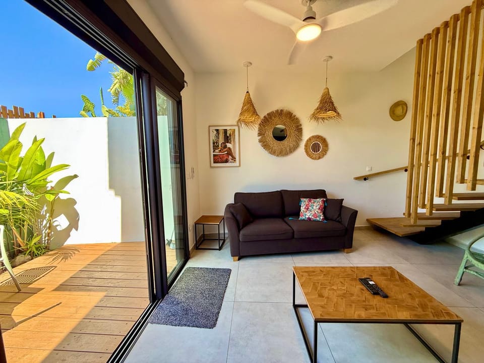 Patio, Living room, Seating area
