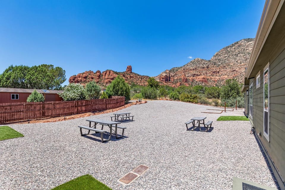 Property building, Natural landscape, Mountain view