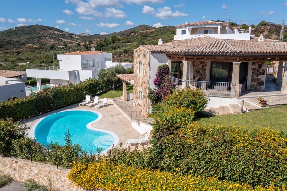 Natural landscape, Garden, Pool view