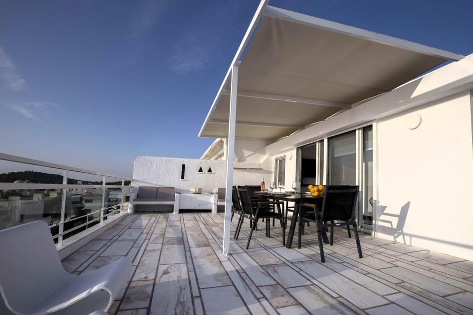 Property building, Patio, Day, View (from property/room), Balcony/Terrace