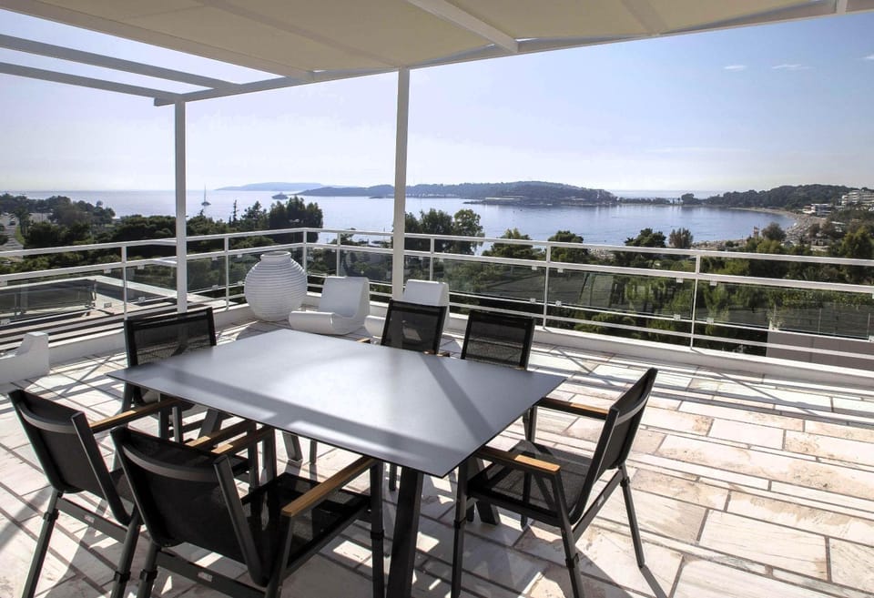 Patio, Day, Natural landscape, View (from property/room), Balcony/Terrace, Mountain view, Sea view