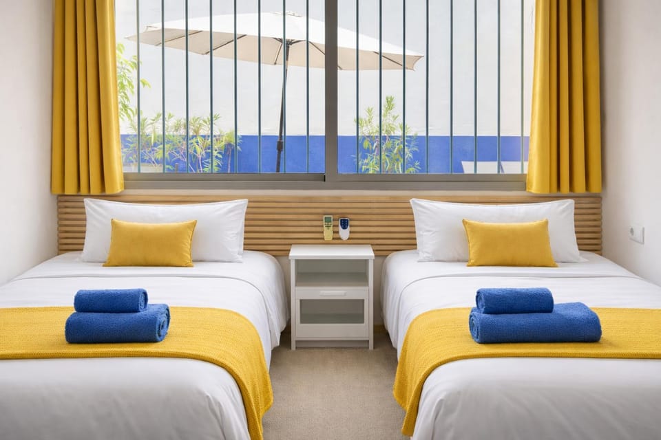 Bedroom, Inner courtyard view