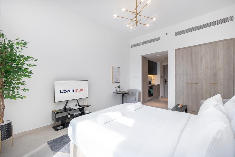 Bed, TV and multimedia, wardrobe