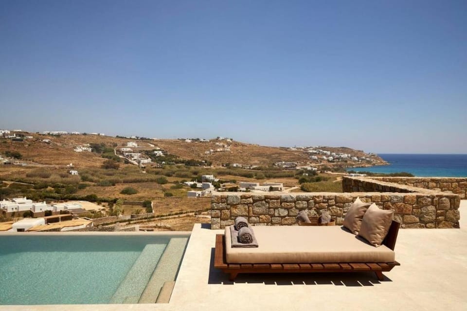Property building, Living room, Swimming pool