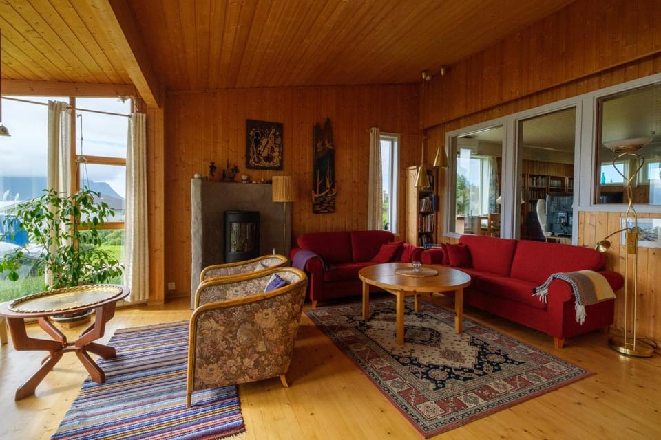 View (from property/room), Living room, Seating area, fireplace