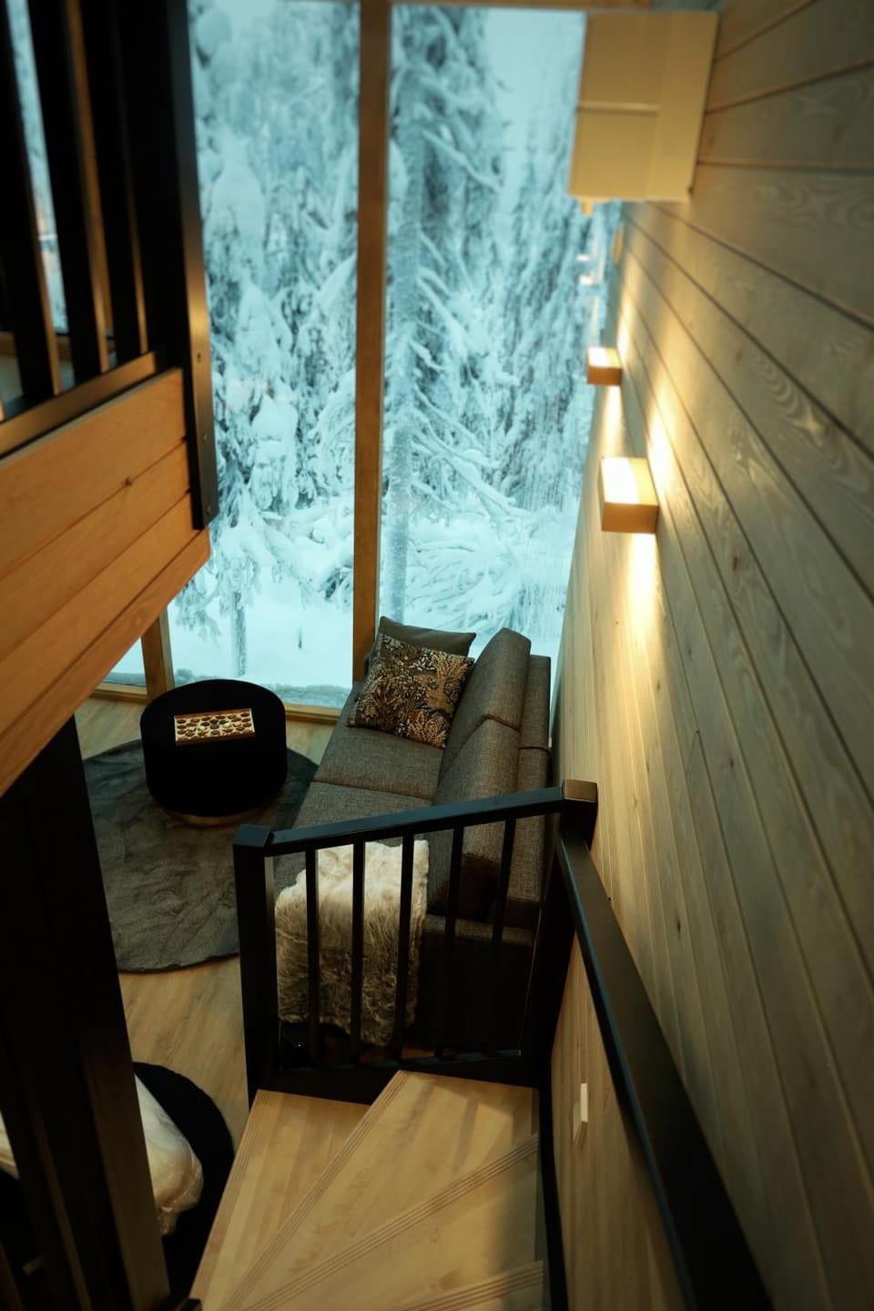 Winter, Living room, Seating area