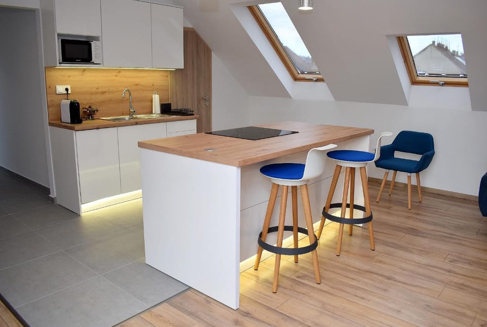 Day, Kitchen or kitchenette, Dining area, minibar, pet friendly, stove, kitchen