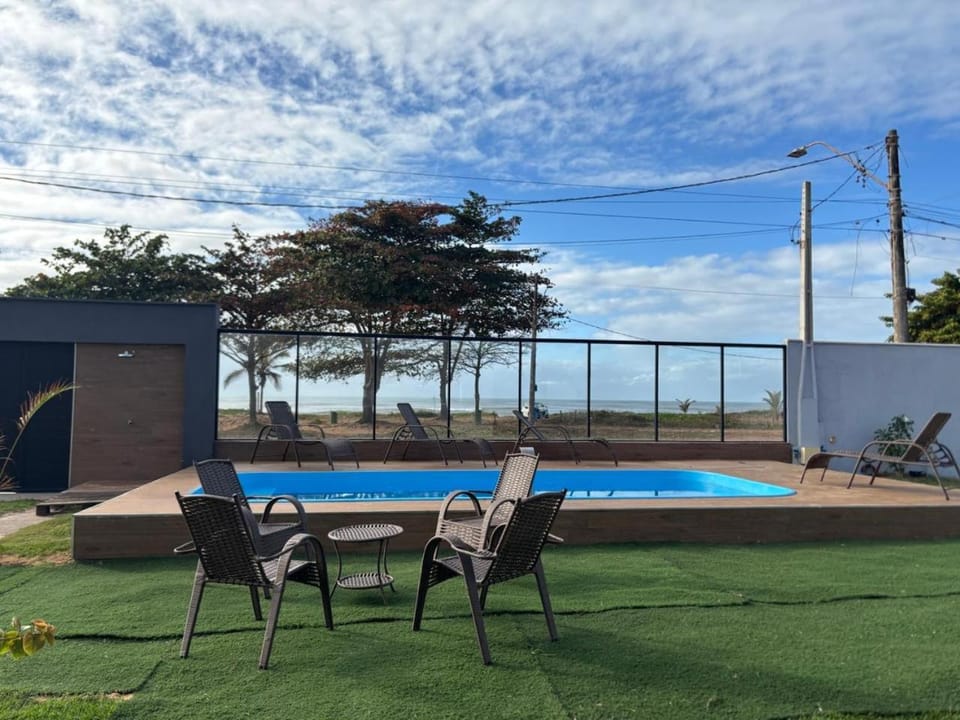 Patio, Day, Pool view, Swimming pool, sunbed
