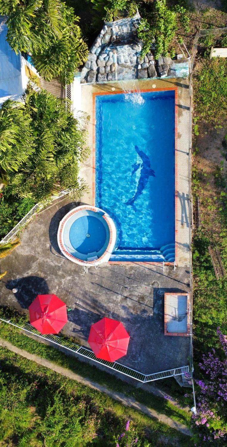 Seating area, Pool view, Swimming pool