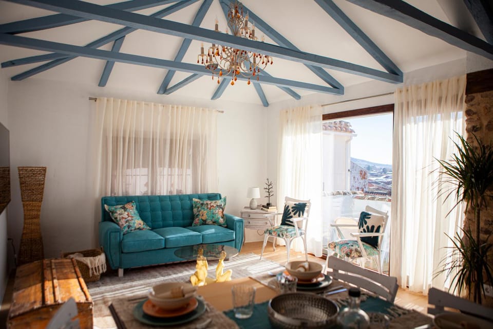 Living room, City view