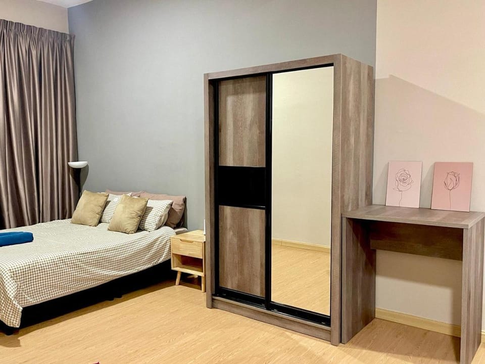 Bed, Bedroom, wardrobe
