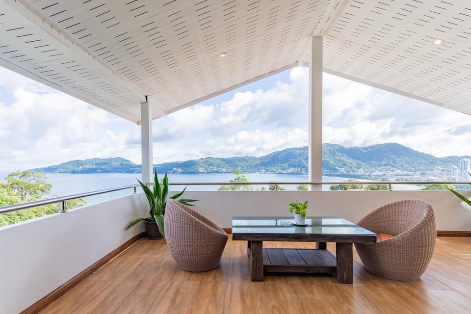 Day, Natural landscape, View (from property/room), Balcony/Terrace, Balcony/Terrace, Mountain view, Sea view