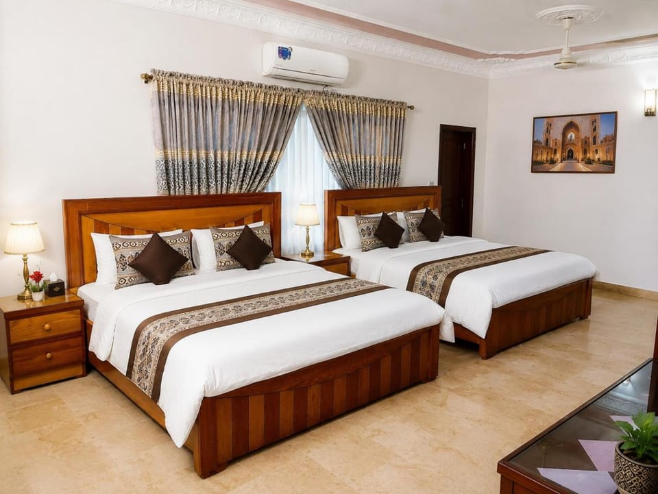 Bed, Bedroom, air conditioner