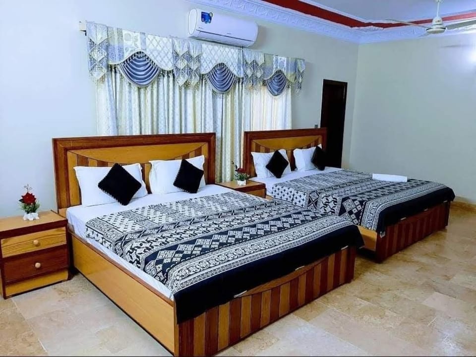 Bed, Bedroom, air conditioner