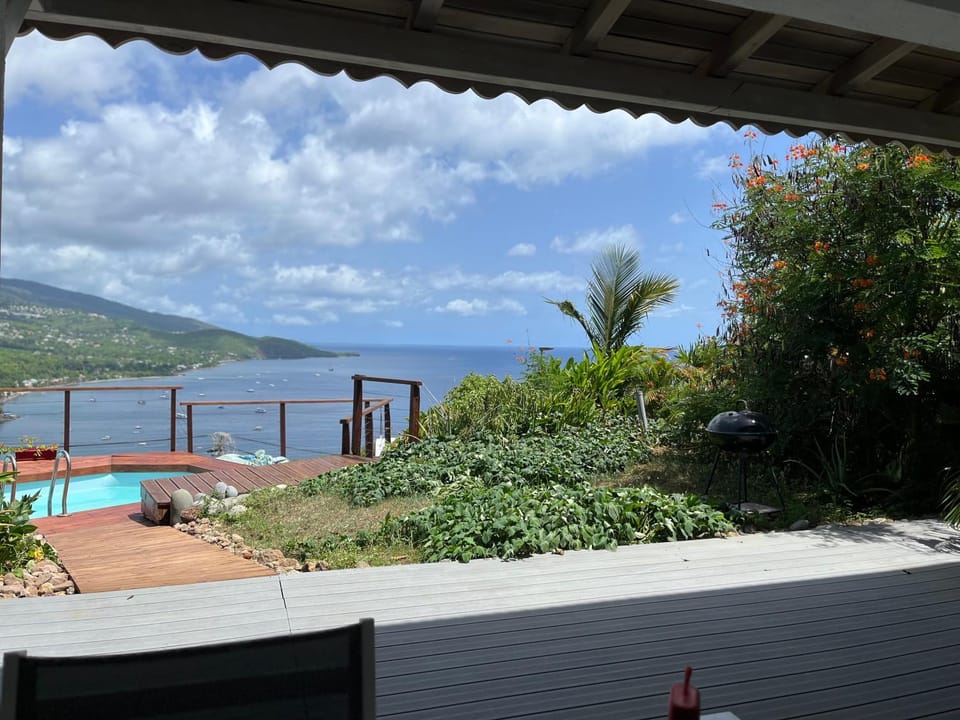 Balcony/Terrace, Pool view, Sea view