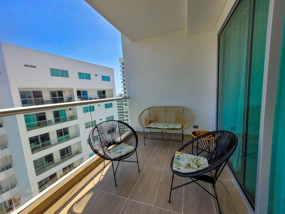 Spectacular*2bed*balcony* Ac*Near Beach MONTU 1404B Apartment in La Boquilla