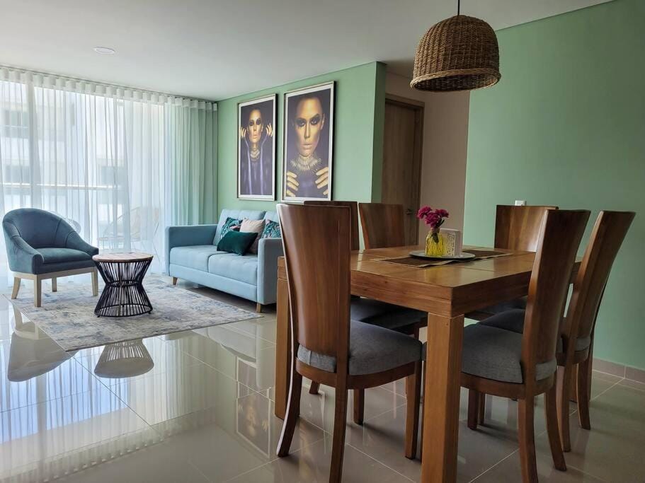 Spectacular*2bed*balcony* Ac*Near Beach MONTU 1404B Apartment in La Boquilla