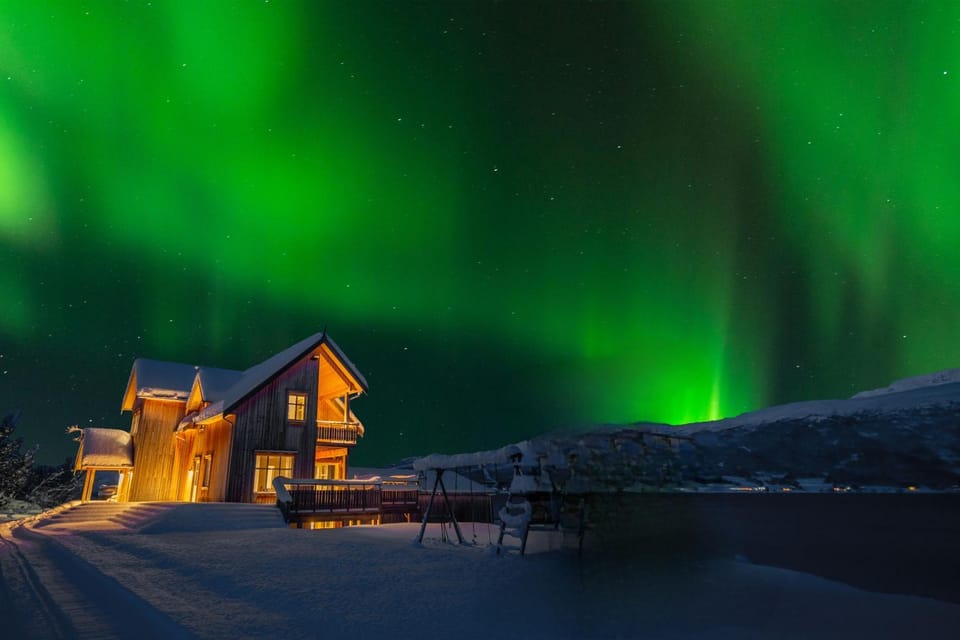 Night, Natural landscape, Winter