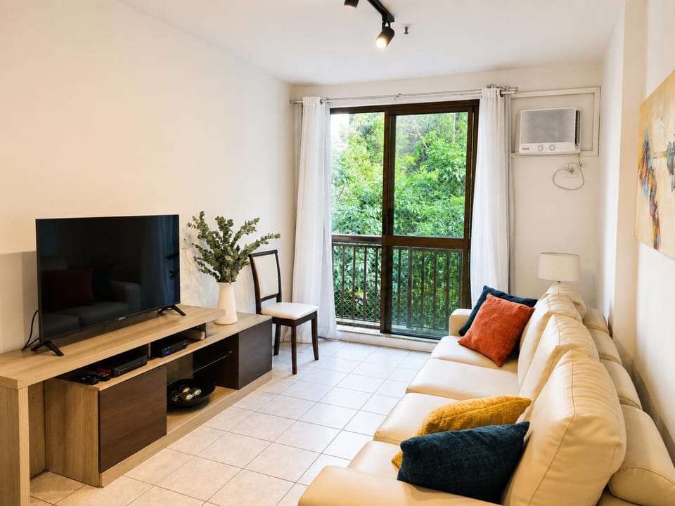 Communal lounge/ TV room, View (from property/room), Living room, air conditioner