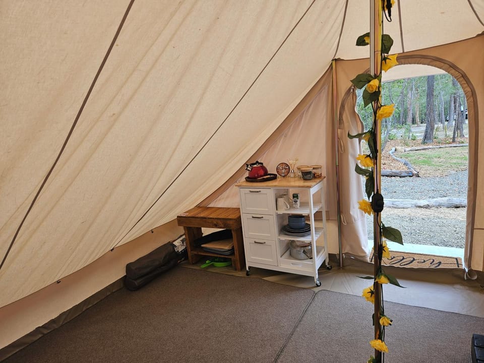 Eureka Station Camping Retreat Luxury tent in Queensland