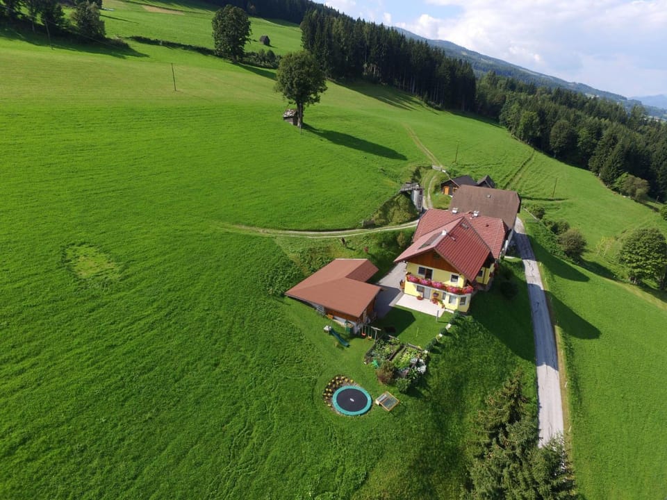 Property building, Natural landscape, Bird's eye view