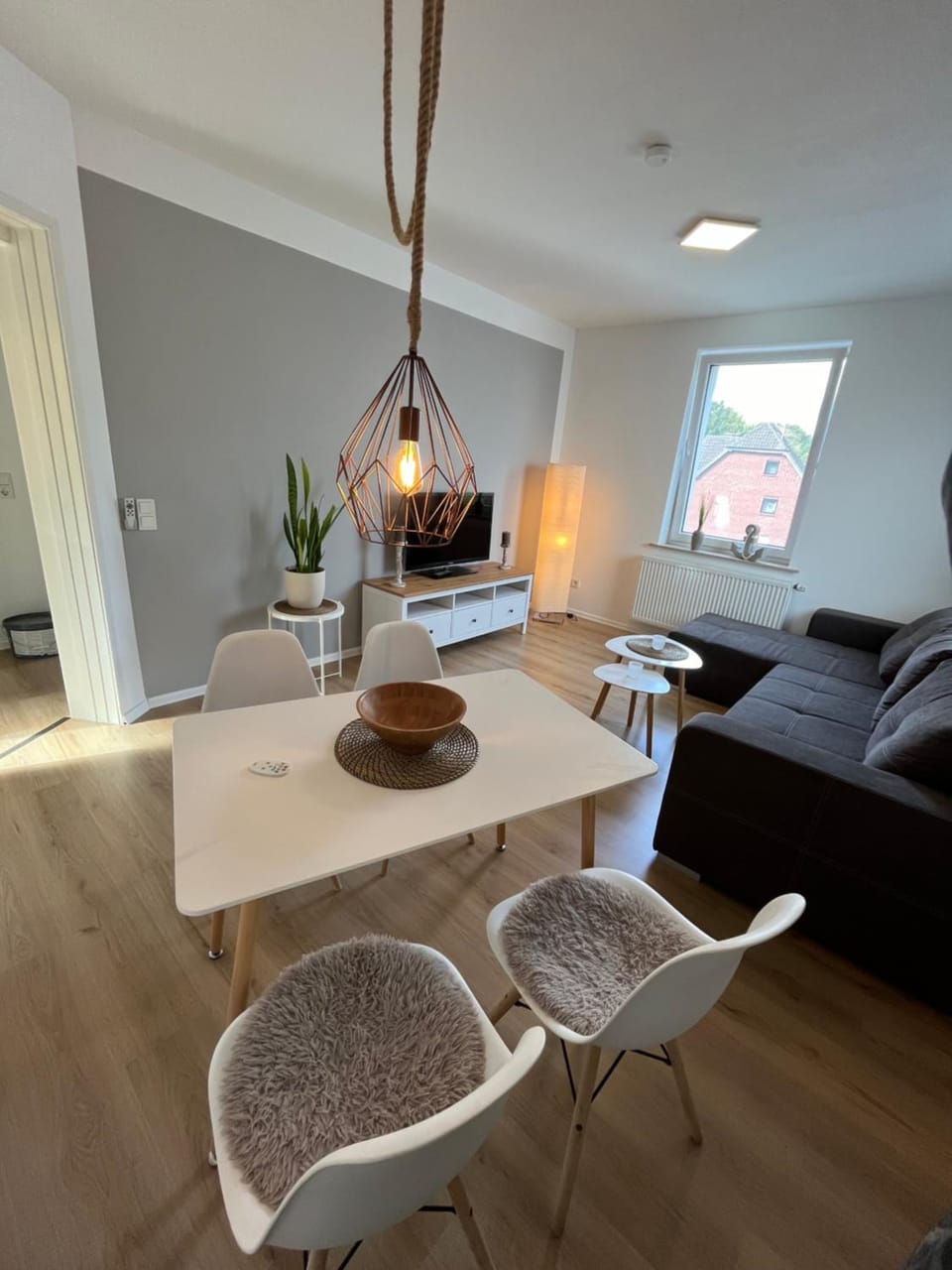 Living room, Seating area, Dining area