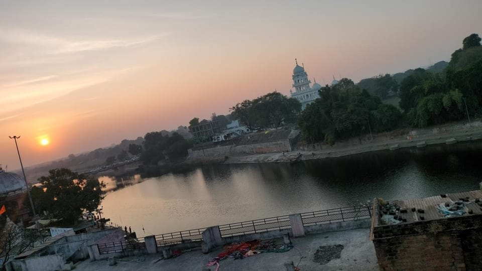 Natural landscape, River view, Sunset