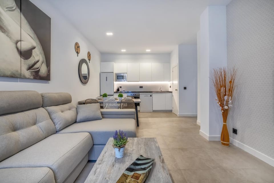 Kitchen or kitchenette, Living room, Seating area, Dining area, heating, stove, kitchen, air conditioner