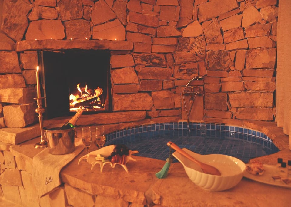 Area and facilities, Open Air Bath