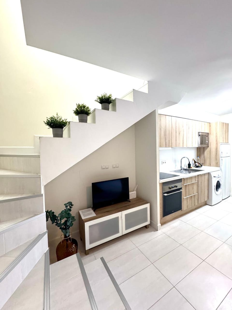 Kitchen or kitchenette, Living room